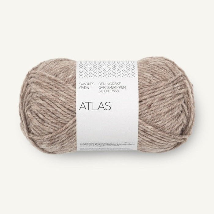 2650 - Grabeige Melert Atlas - Sandnes Garn