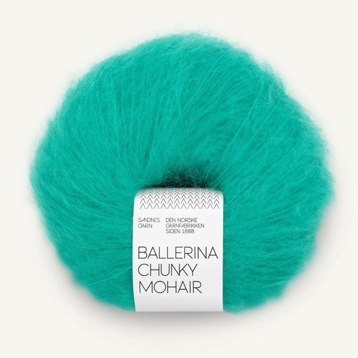 7526-Spectra Green Ballerina Chunky Mohair - Sandnes Garn