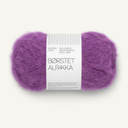 5045-Plum Børstet Alpakka - Sandnes Garn
