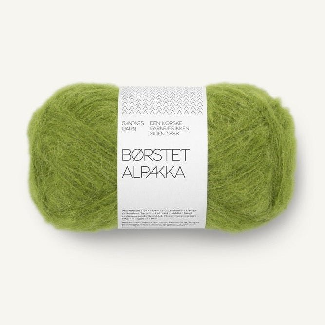 9564 - Matcha Børstet Alpakka - Sandnes Garn