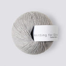 Pearl Gray Cotton Merino - Knitting for Olive