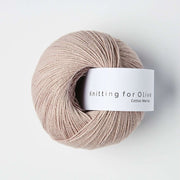 Rose mouse Cotton Merino - Knitting for Olive