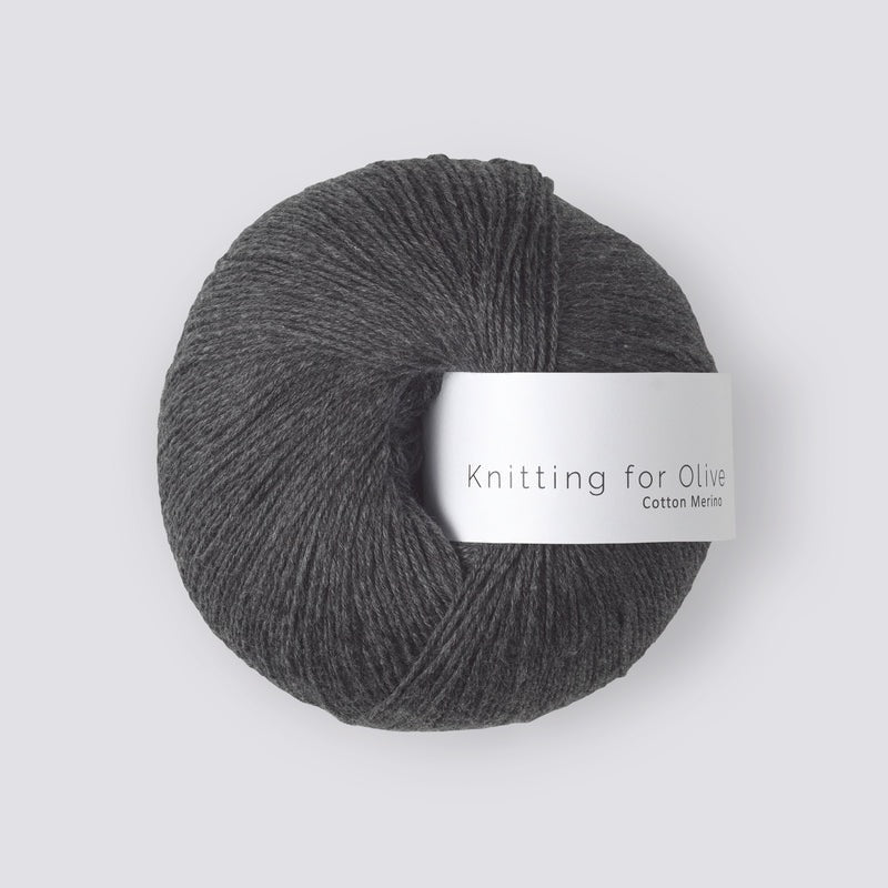Thunder Cloud Cotton Merino - Knitting for Olive