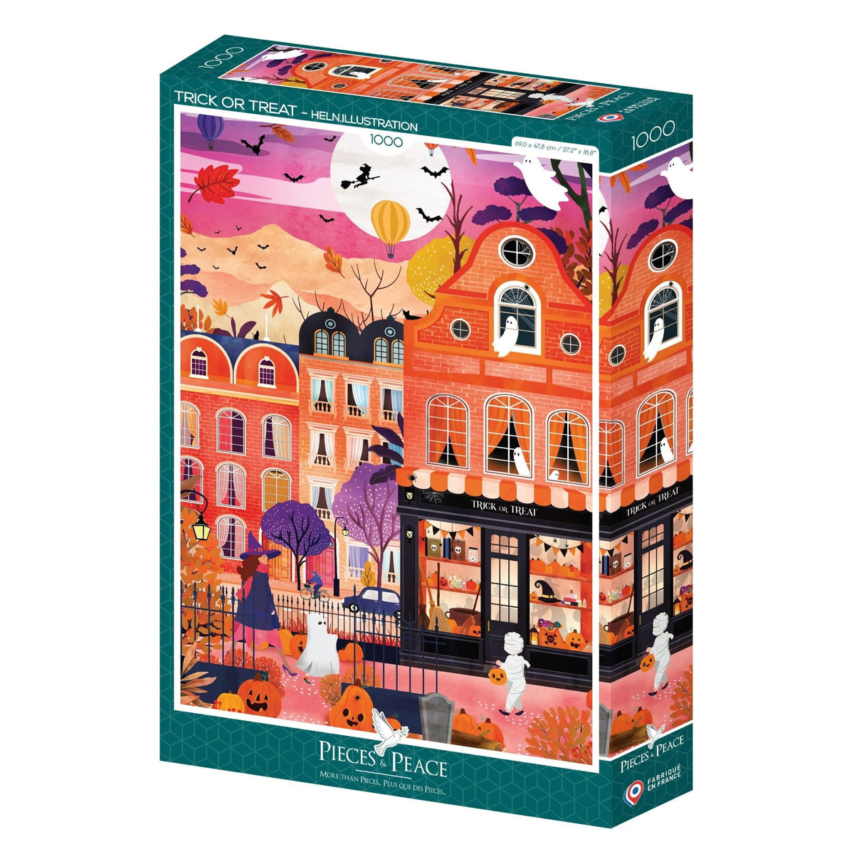 Des Bonbons ou un Sort - Puzzle 1000 pièces - Pieces & Peace