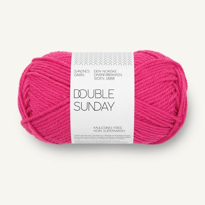 4518-Hot Pink Double Sunday - Sandnes Garn