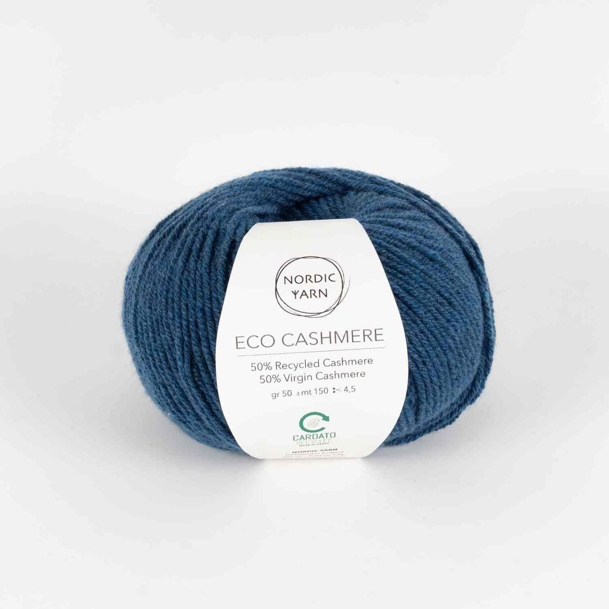 80129 - Blue Melange Eco Cashmere DK - Nordic Yarn