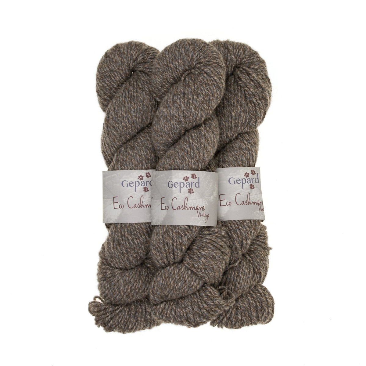 126 - Beige & Grey Eco Cashmere Vintage - Gepard