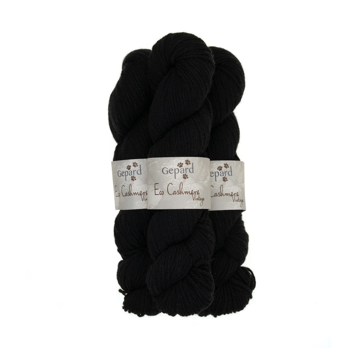 599 - Black Eco Cashmere Vintage - Gepard