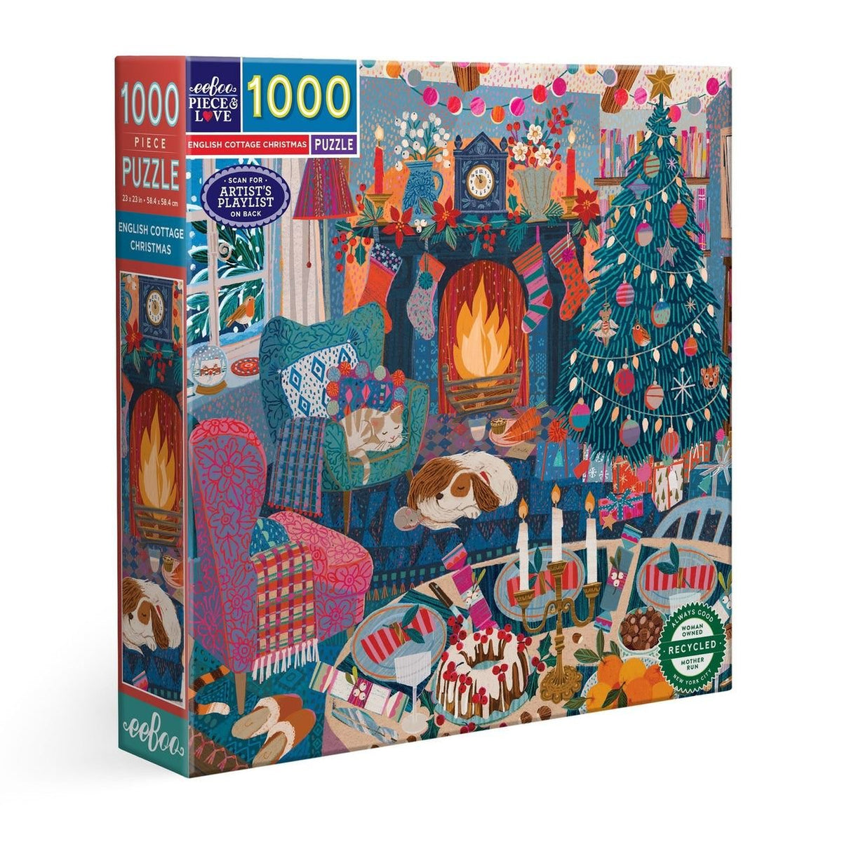English Cottage Christmas - Eeboo