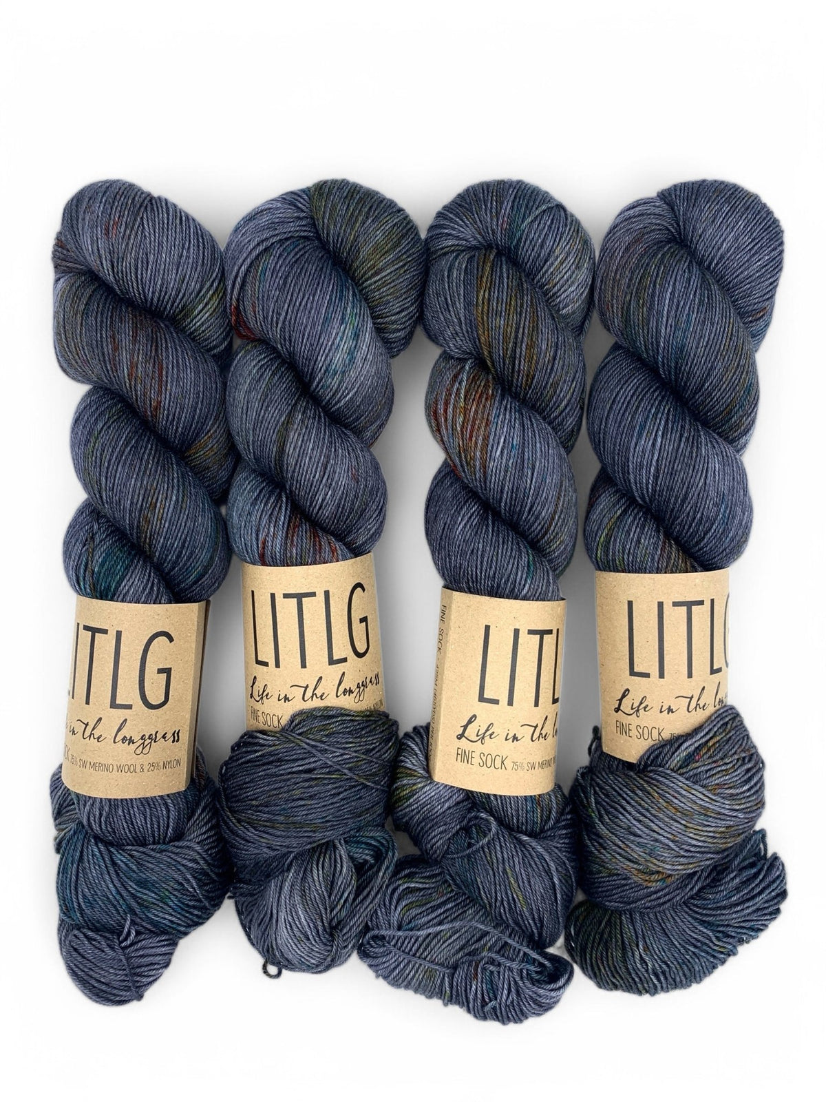 Jade Grey Fine Sock - Life in the Long Grass