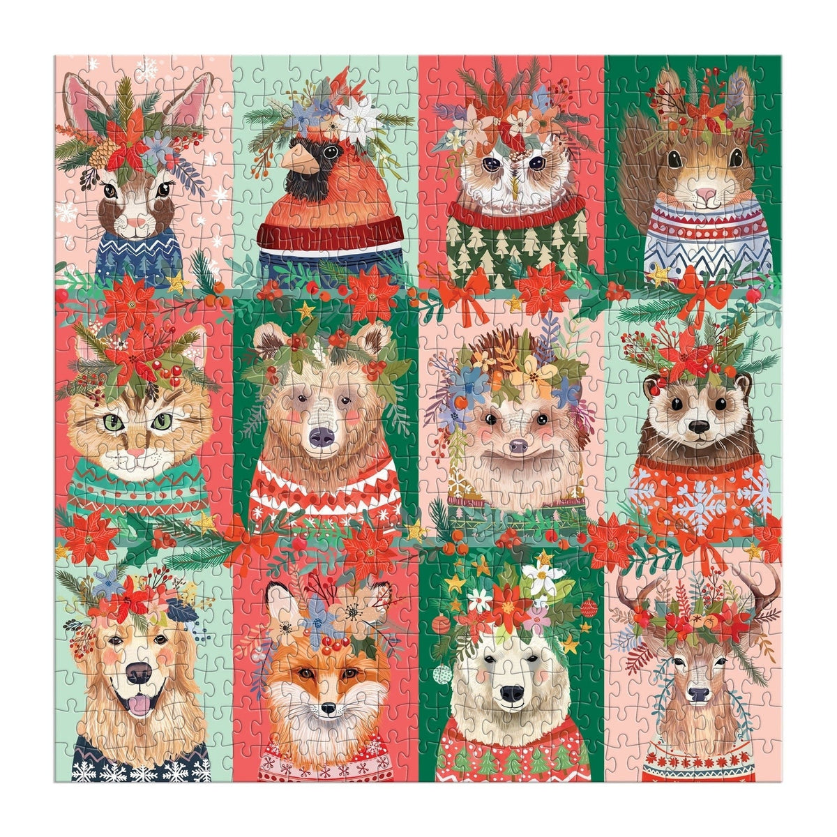 Furry And Bright 500 Piece Puzzle - Galison