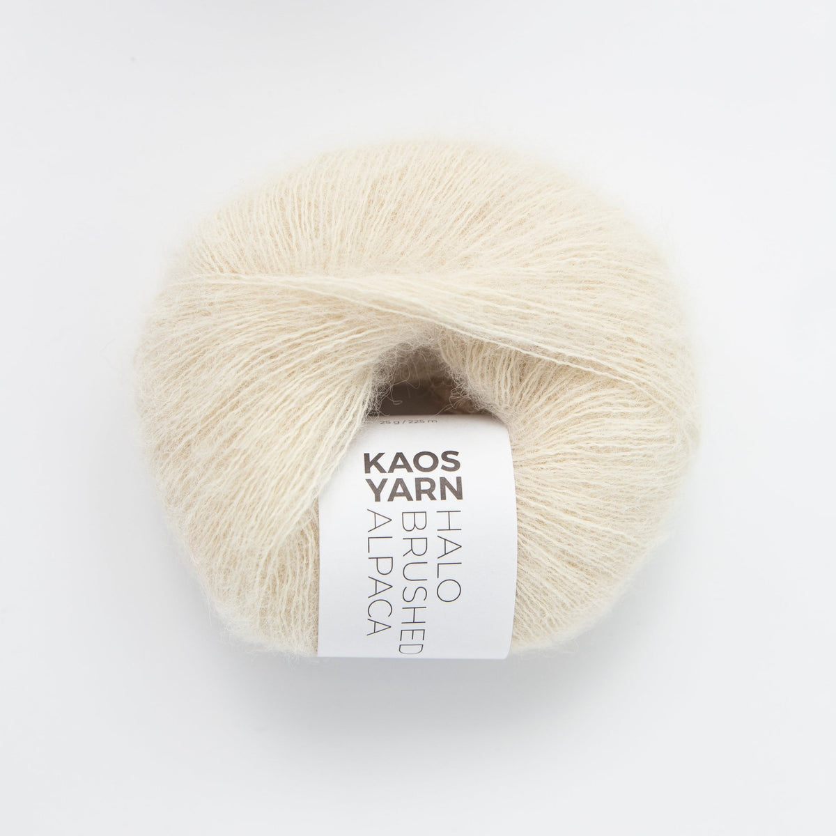 2001 - NATURAL Halo Brushed Alpaca - Kaos Yarn