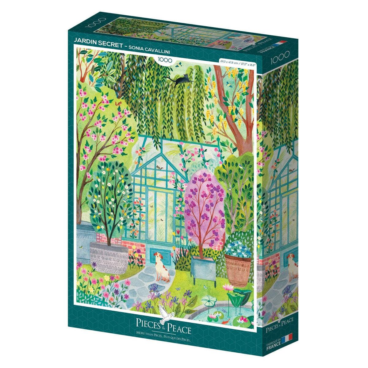 Jardin Secret - Puzzle 1000 pièces - Sonia Cavallini