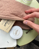 Praline Seersucker Knitter's Tool Purse PetiteKnit - Petite Knit