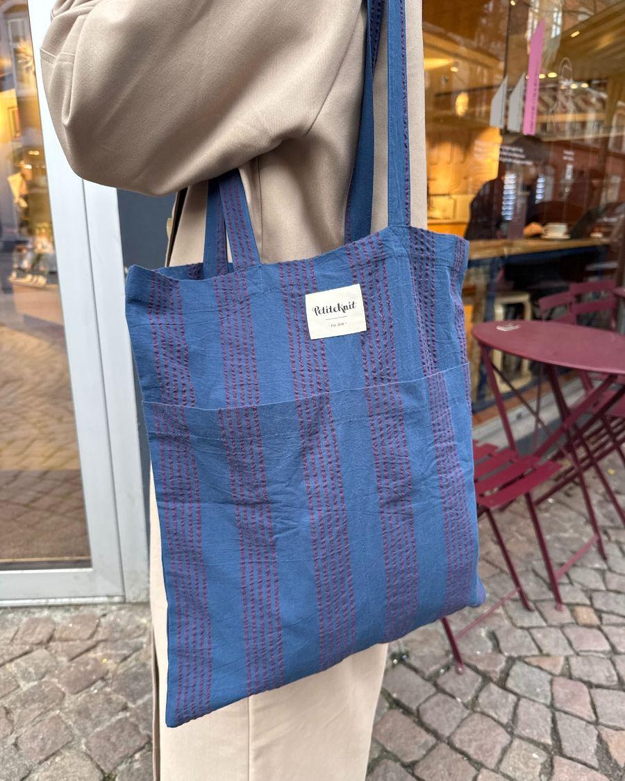 Knitter's Tote Bag - Night Shadow - PetiteKnit - Petite Knit