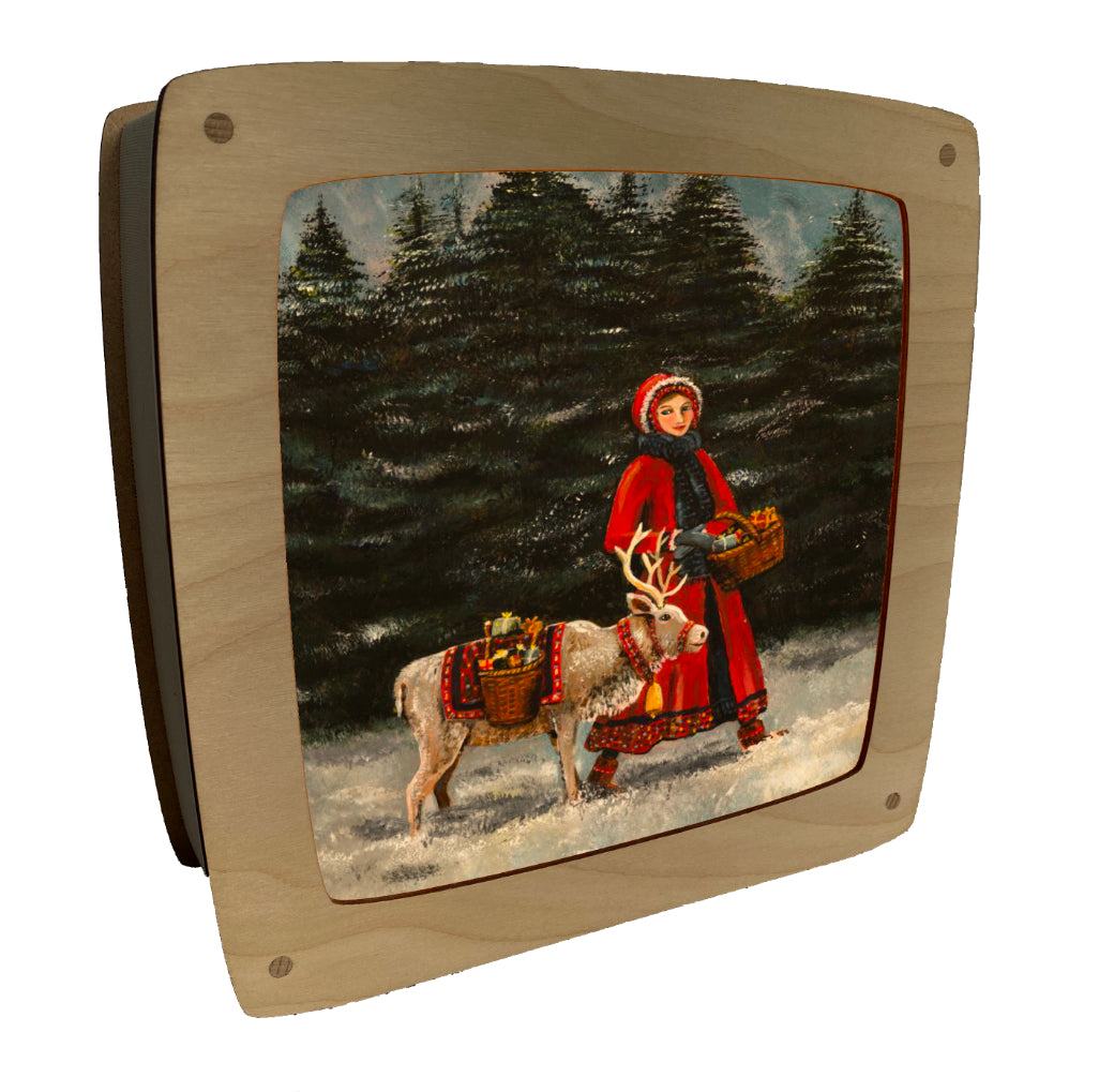 Record a Christmas Folk Tale Lampe magique et ses plaques d'illustrations au choix - Esther Bennink