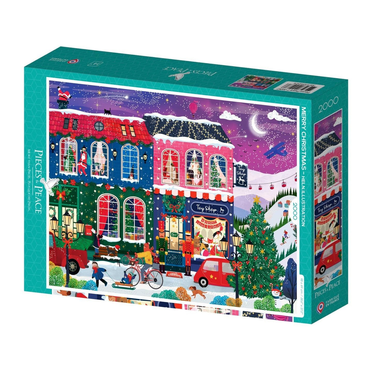 Merry Christmas - Puzzle 2000 pièces - Pieces & Peace