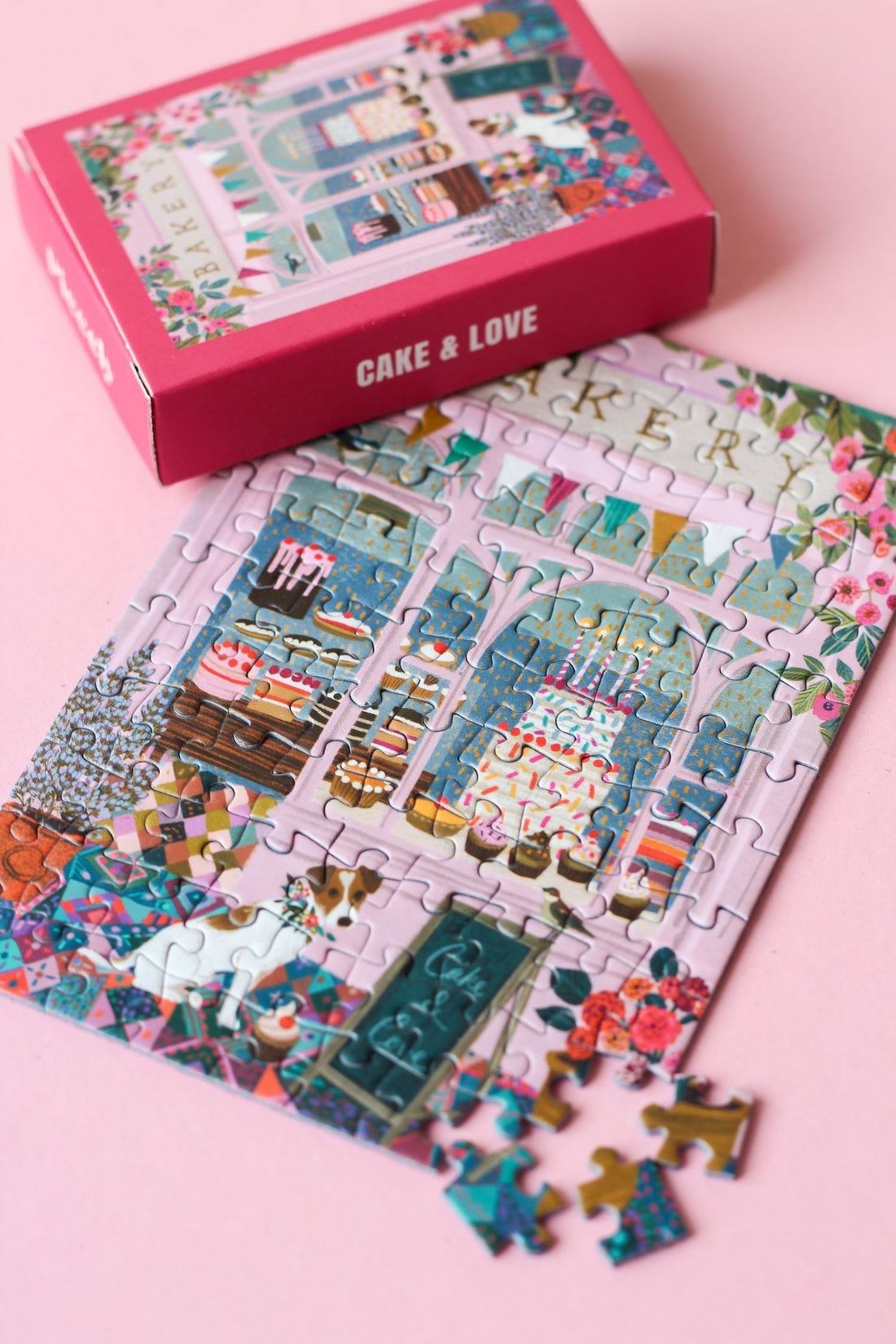 Mini - puzzle Cake & Love, 99 Pieces - Piecely Puzzles