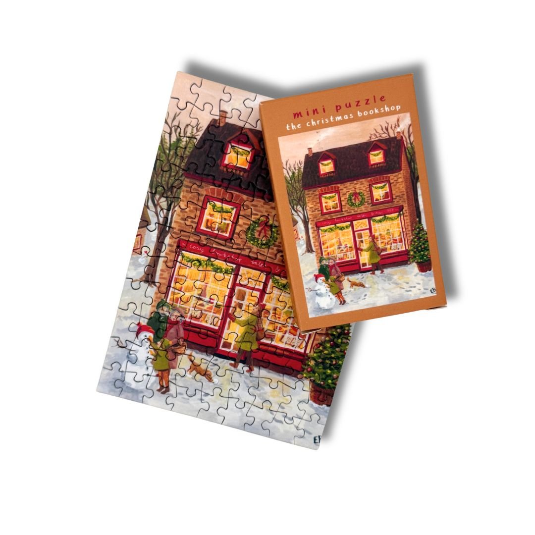 The Christmas Bookshop Mini puzzle Esther Bennink - 99 pièces - Esther Bennink