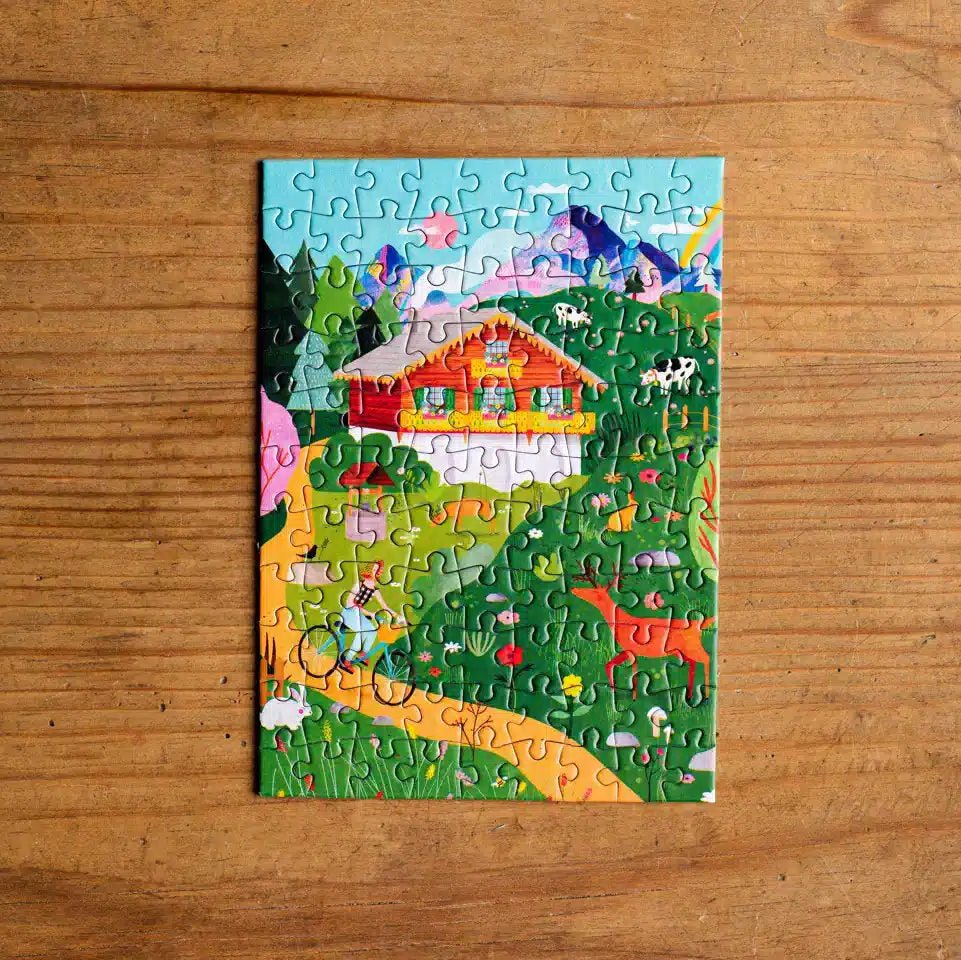 Mini puzzle Le chalet Suisse - Trevell