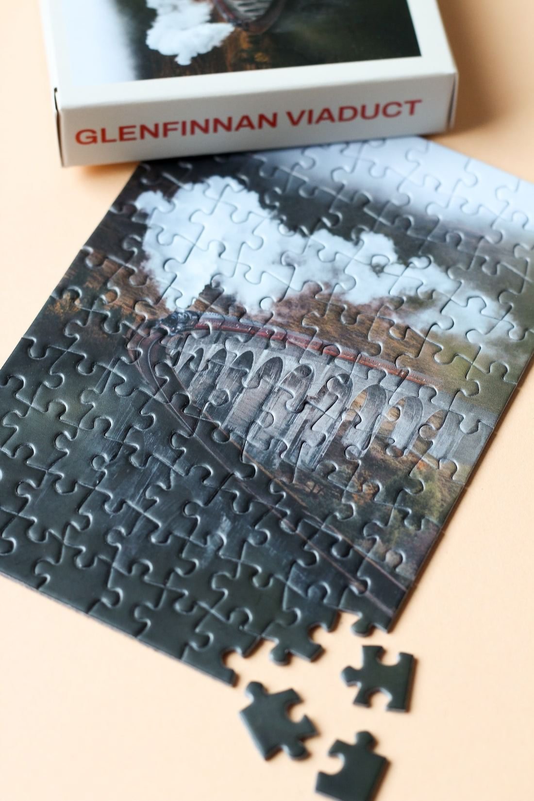 Mini - puzzle Viaduc de Glenfinnan, 99 pièces - Piecely Puzzles