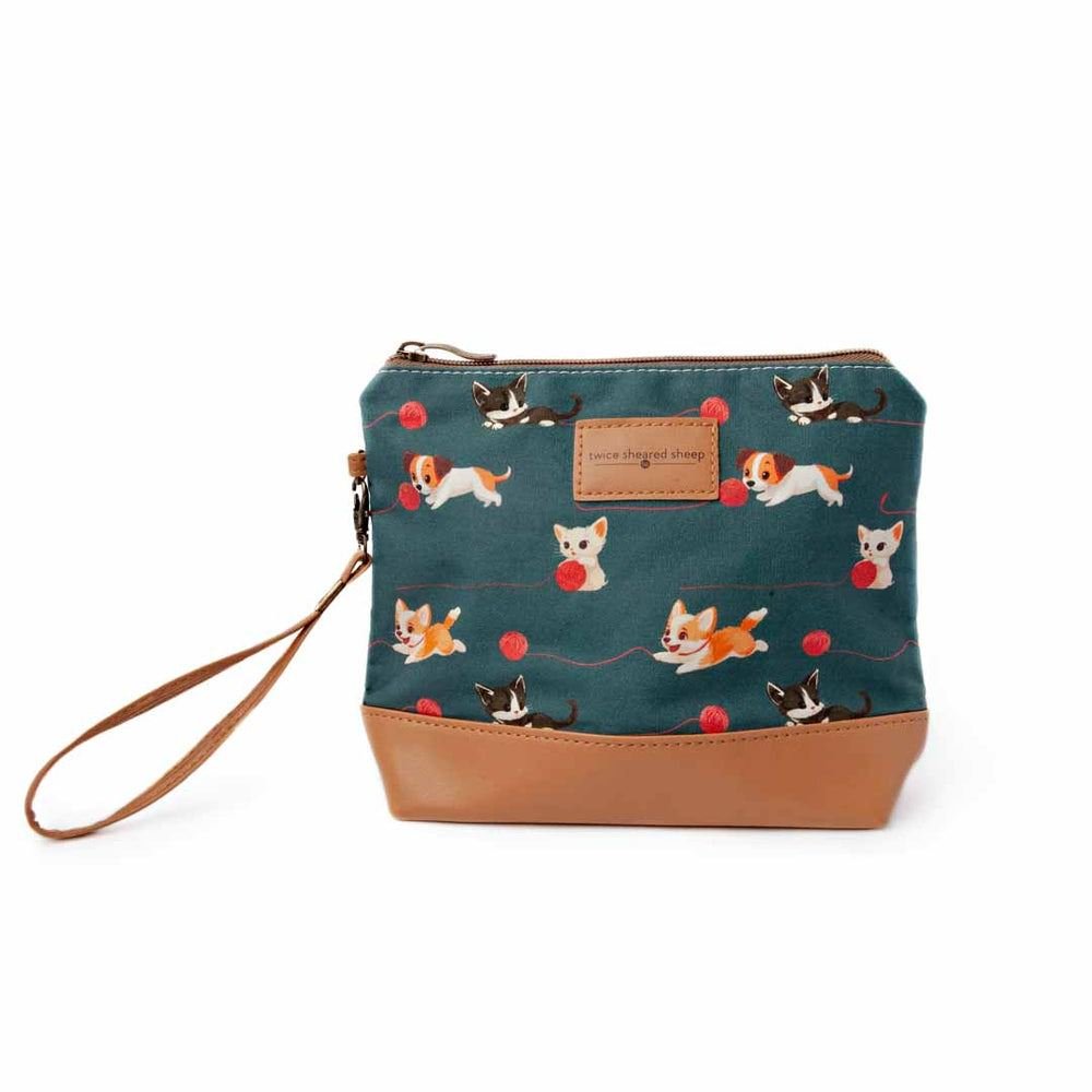 Chats et chiens Mini sac Trini – Petit sac à fermeture éclair - Twice Sheared Sheep