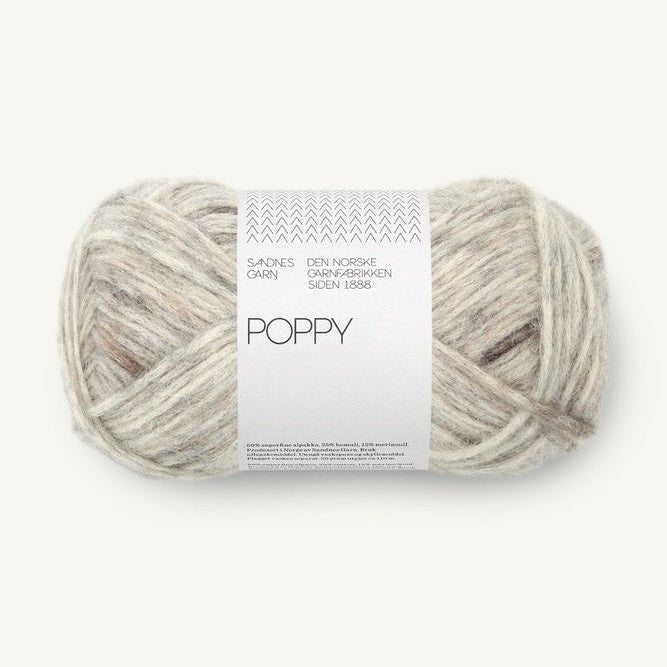 1045 - Grey Marble POPPY - Sandnes Garn