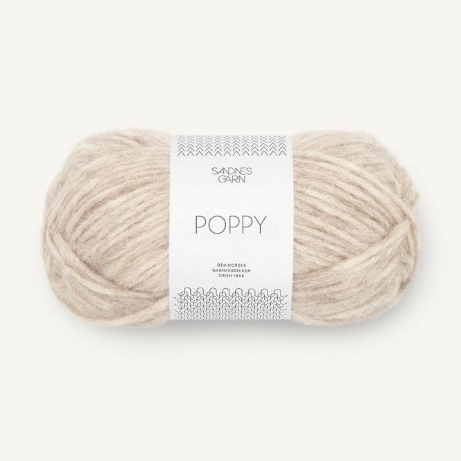 2611 - Beigemelert POPPY - Sandnes Garn