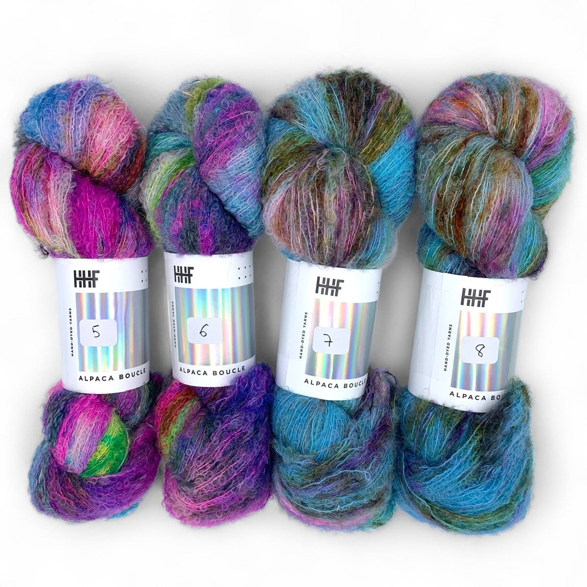 Echeveau 1 Potluck - Alpaca Boucle - Hedgehogfibres