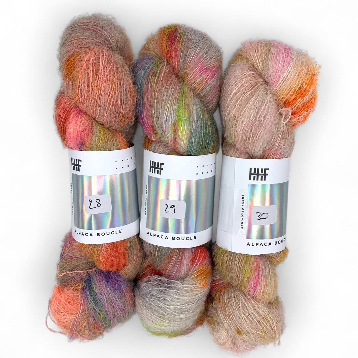Echeveau 1 Potluck - Alpaca Boucle - Hedgehogfibres