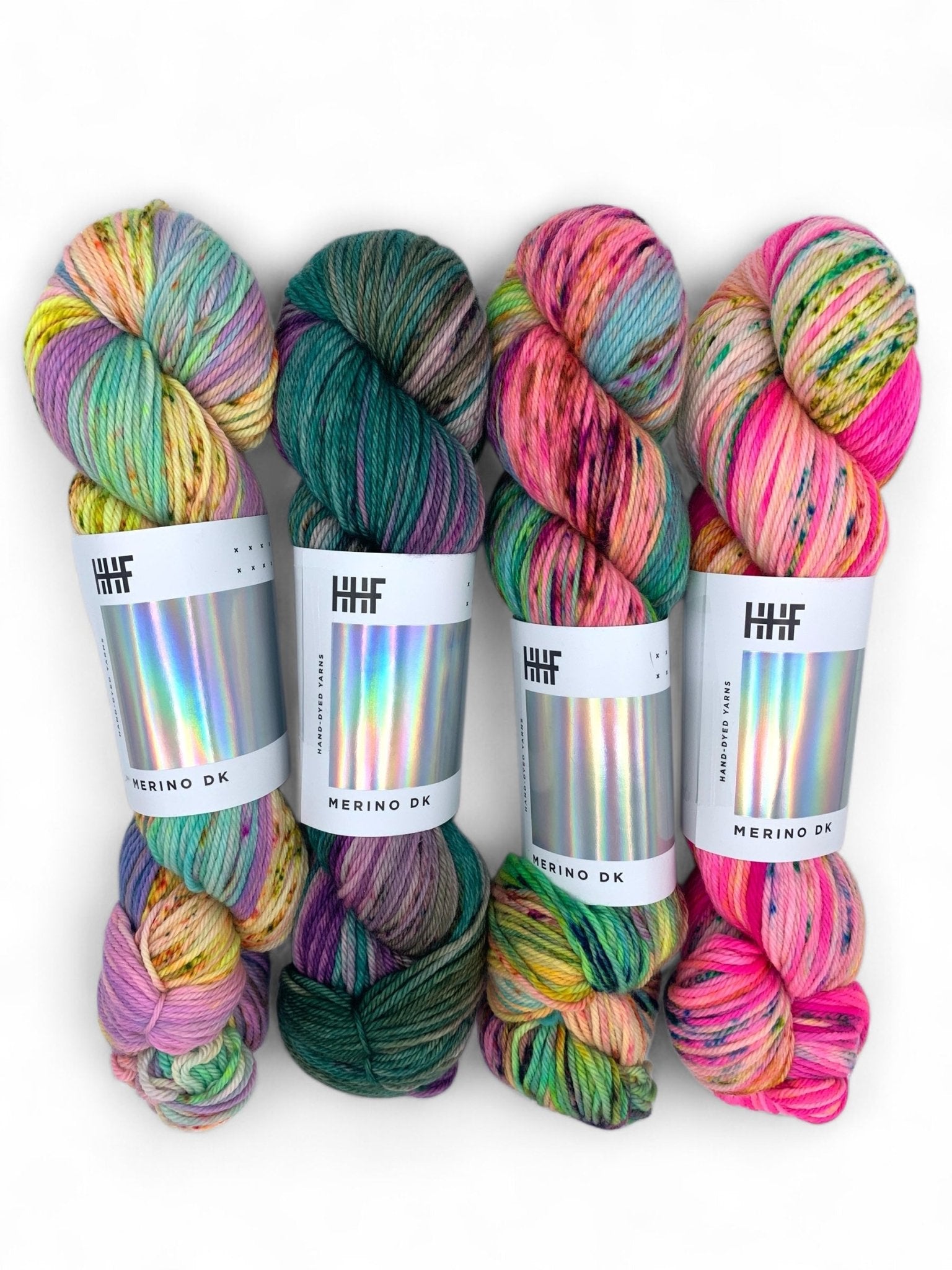 DK Fade Set 2 POTLUCK – MERINO DK - Hedgehogfibres