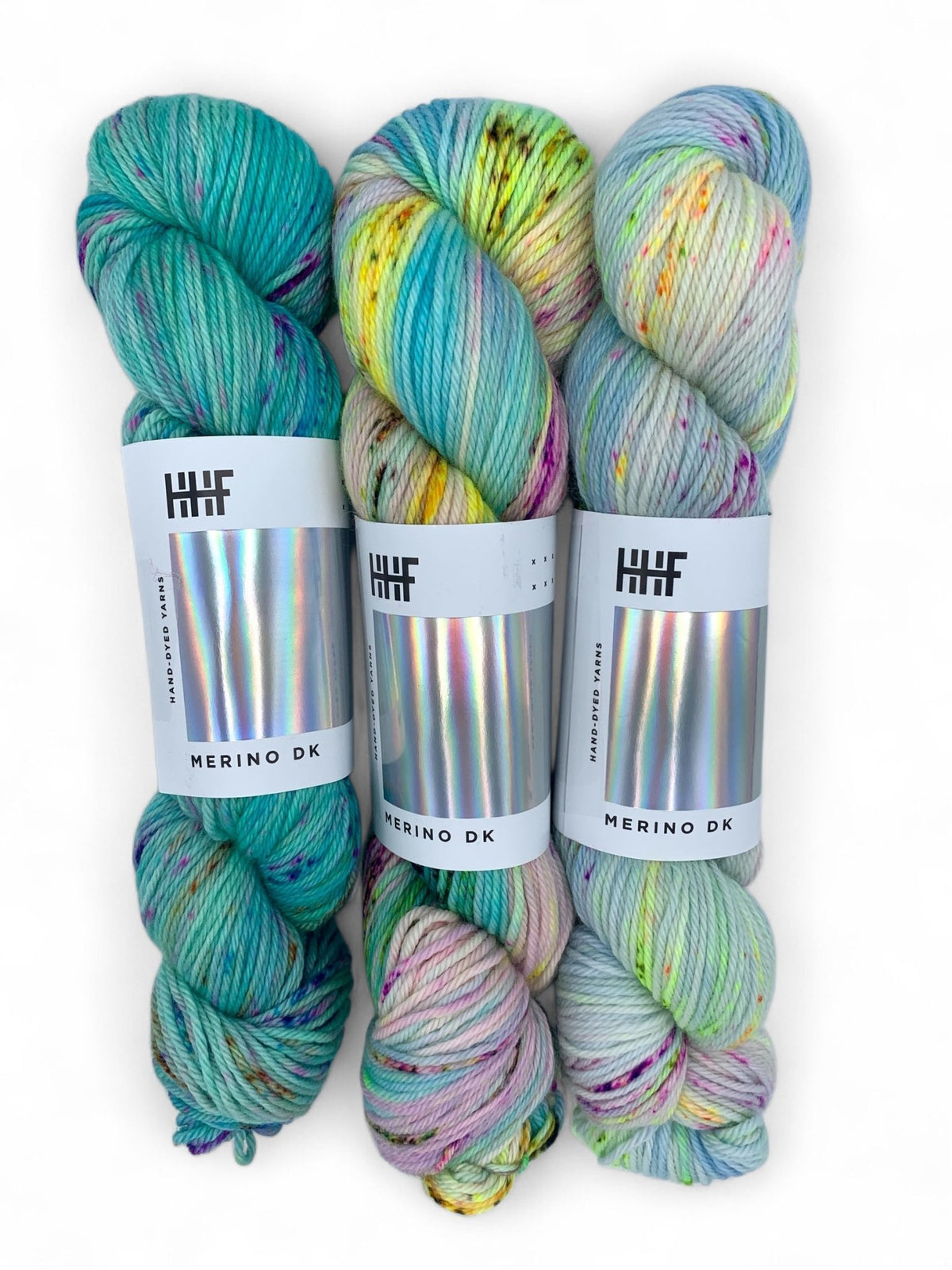 DK Fade Set 6 POTLUCK – MERINO DK - Hedgehogfibres