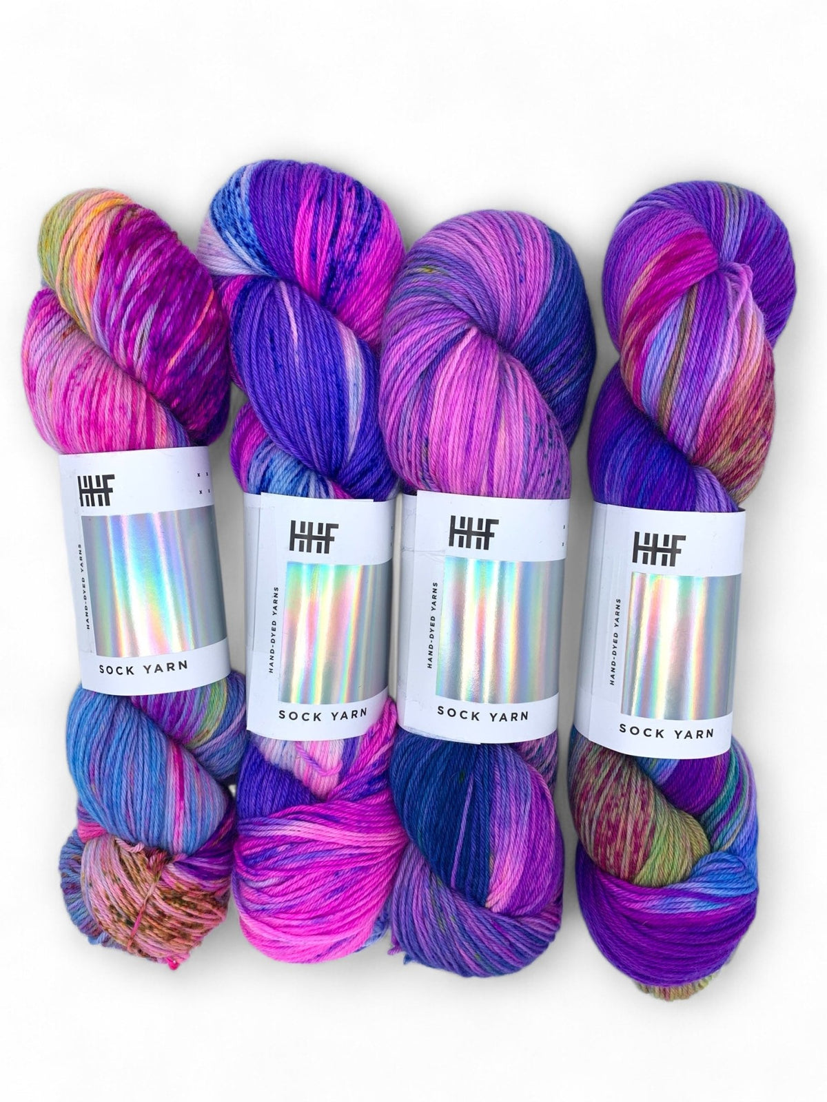 Sock Fade Set 11 POTLUCK – SOCK YARN - Hedgehogfibres