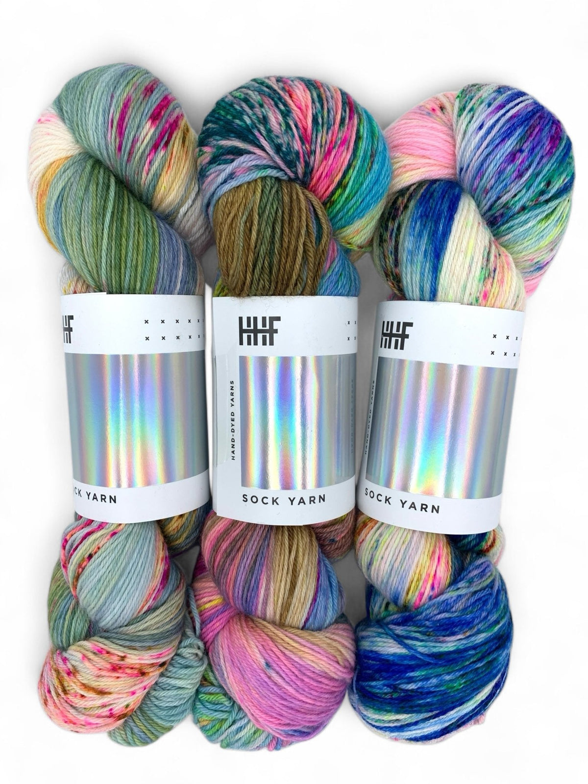 Sock Fade Set 14 POTLUCK – SOCK YARN - Hedgehogfibres