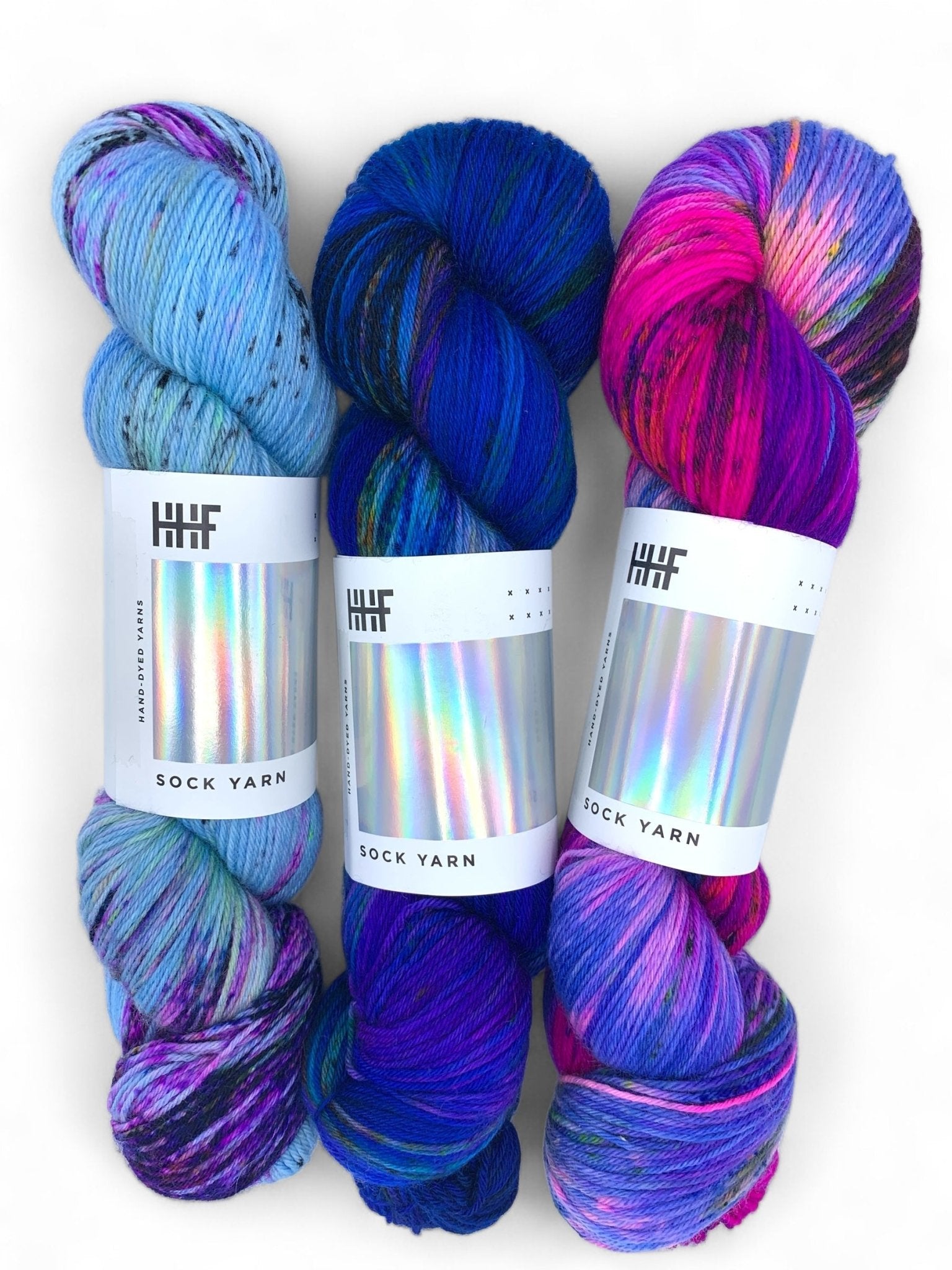 Sock Fade Set 18 POTLUCK – SOCK YARN - Hedgehogfibres
