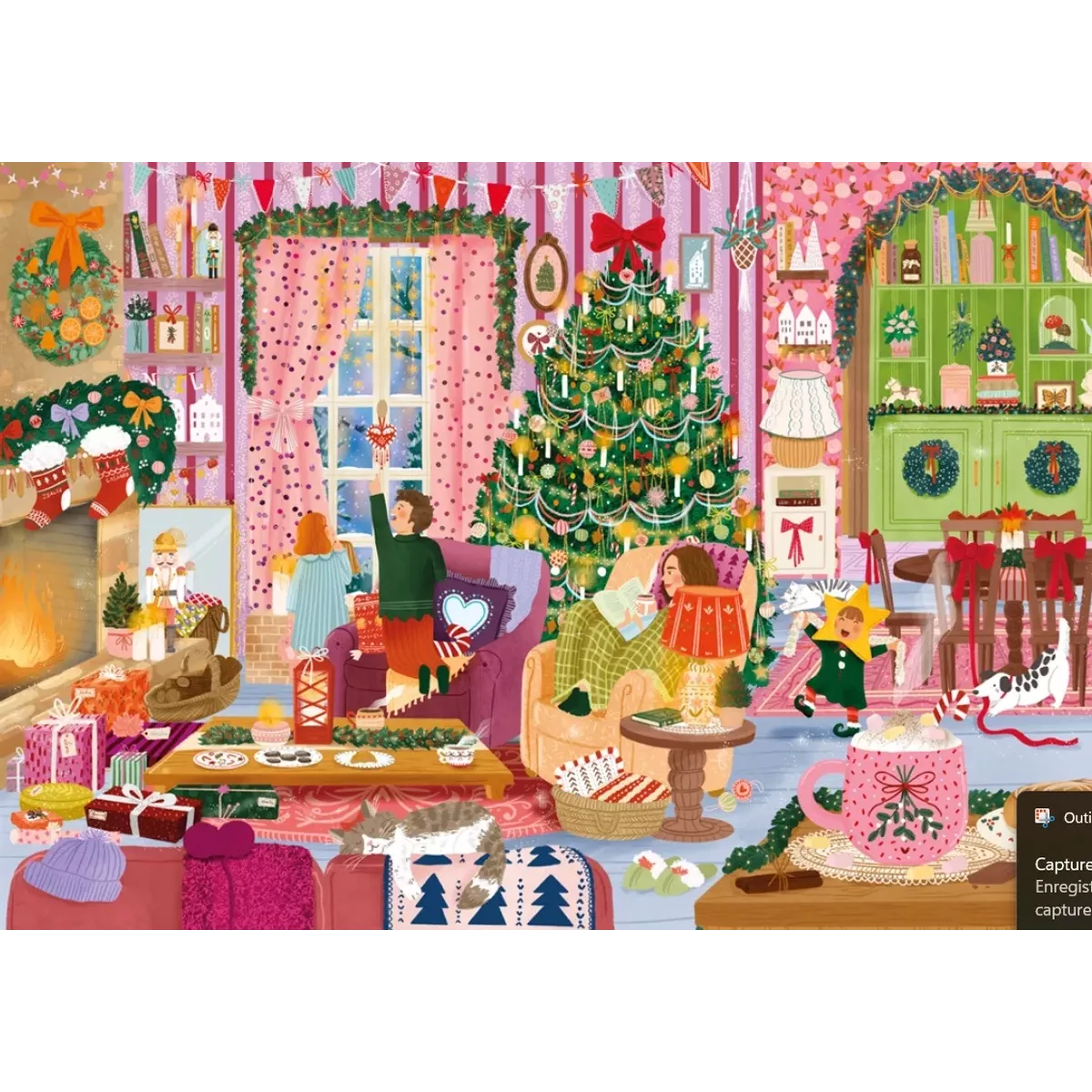 Puzzle Calendrier de l'Avent - Cottage - 1008 pièces - Martinex