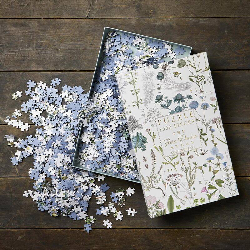 Puzzle Flora Danica Atlas 1000 pièces - Koustrupco