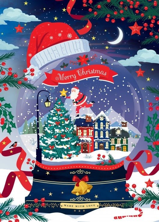 Puzzle Santa’s Snowy Village - Puzzle 500 pièces - Pieces & Peace