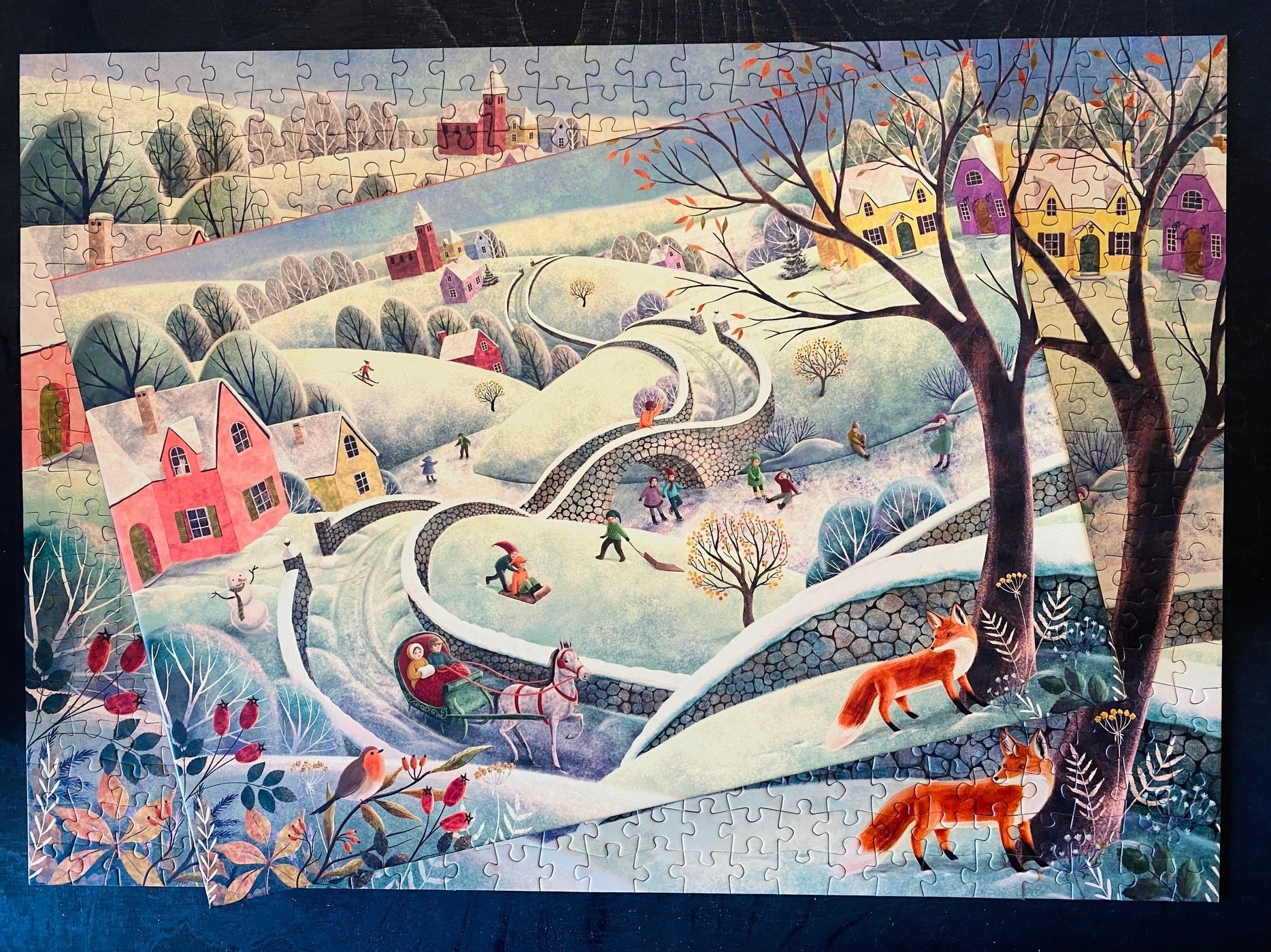 Puzzle Winter Fun 500 pièces - Penny Puzzle