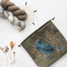 Amber Le Corbeau Sock Size Sac à projets tricot The Blue Rabbit House - The Blue Rabbit House
