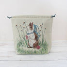 Daisy le lapin tricoteur Sock Size Sac à projets tricot The Blue Rabbit House - The Blue Rabbit House