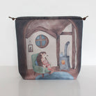 Edward le hérisson tricoteur Sock Size Sac à projets tricot The Blue Rabbit House - The Blue Rabbit House