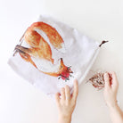 Lena la Renarde Sock Size Sac à projets tricot The Blue Rabbit House - The Blue Rabbit House