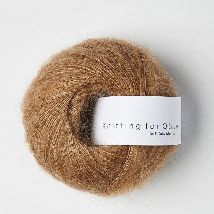 Brown Nougat Soft Silk Mohair - Knitting for Olive