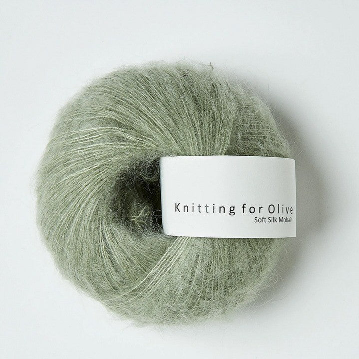 Dusty Artichoke Soft Silk Mohair - Knitting for Olive