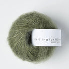 Dusty Sea Green Soft Silk Mohair - Knitting for Olive