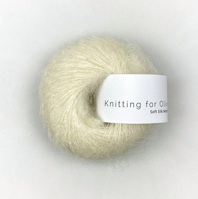 Elderflower Soft Silk Mohair - Knitting for Olive