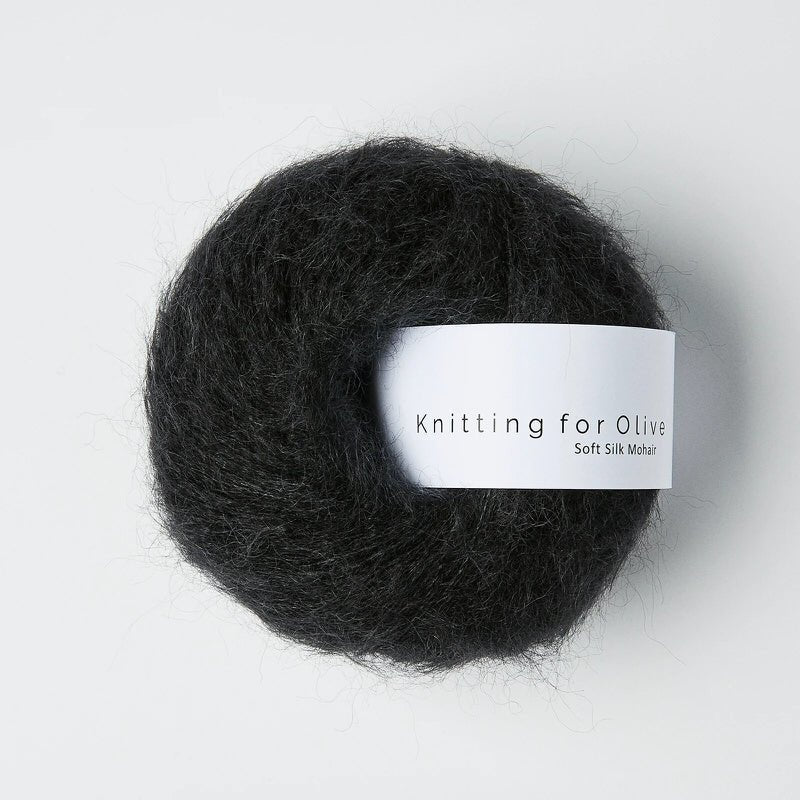 Licorice Soft Silk Mohair - Knitting for Olive