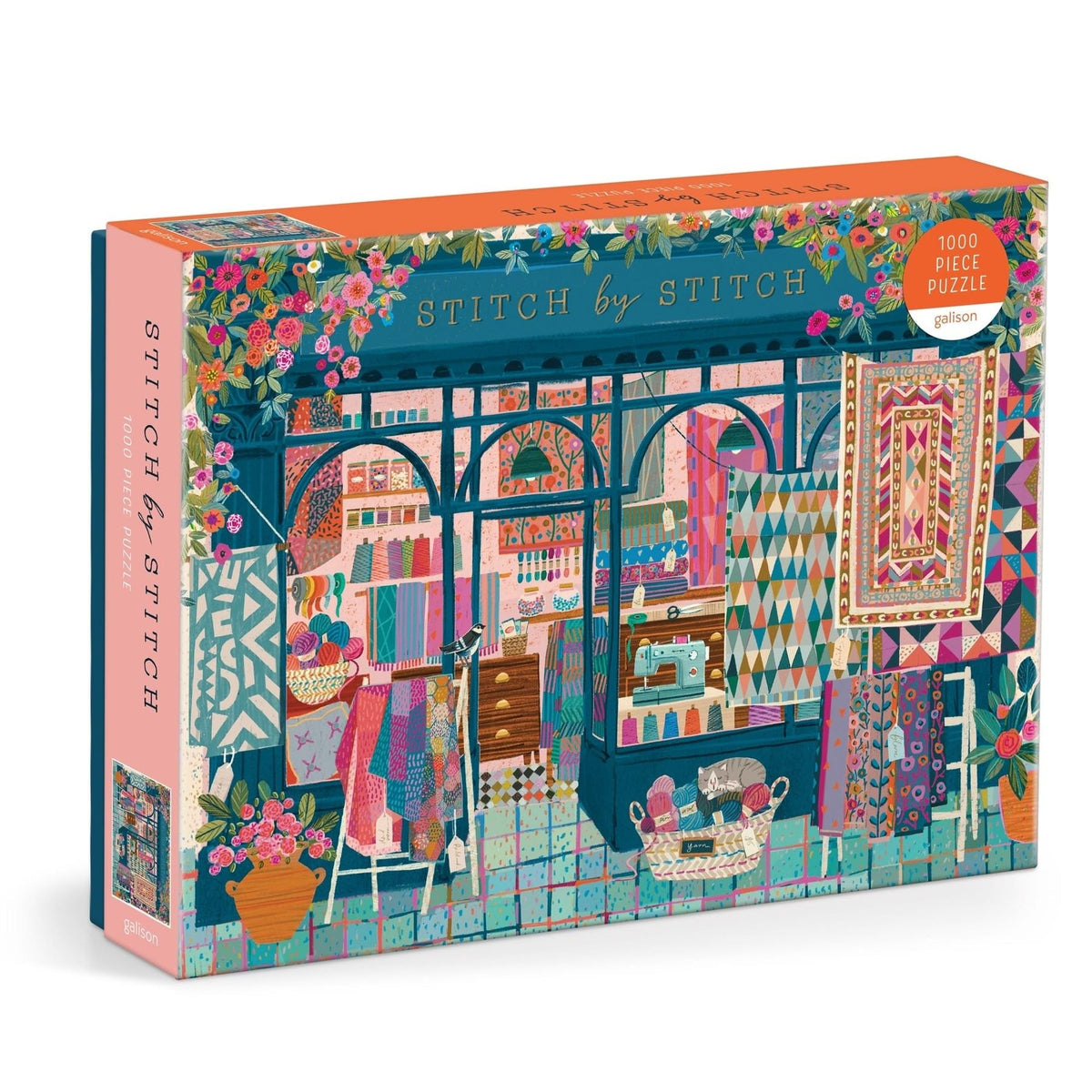Stitch by Stitch 1000 Piece Puzzle - Galison