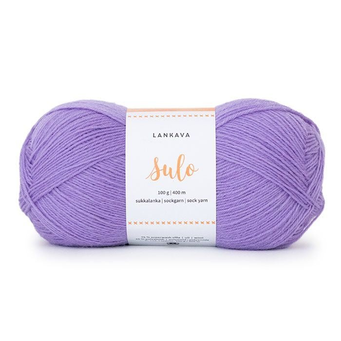 477 - Lilac Sulo Sock Yarn - Lankava